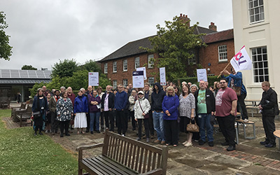 OU branch of UCU pop-up rally, 28 June 2017