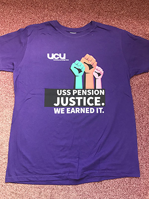 USS Pension justice T-shirt