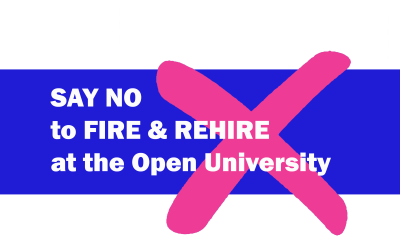 Say no to Fire and Rehire at the Open University