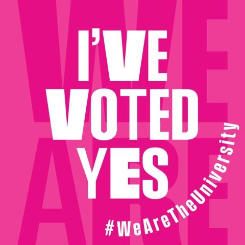 UCU I've voted yes